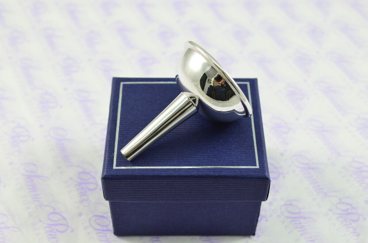Sterling Silver Hip Flask Funnel Hallmarked 2022 Sheffield England