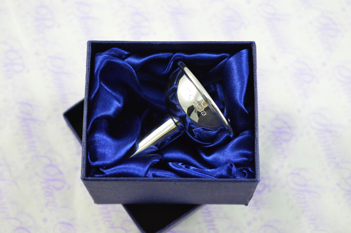Sterling Silver Hip Flask Funnel Hallmarked 2022 Sheffield England - Image 2