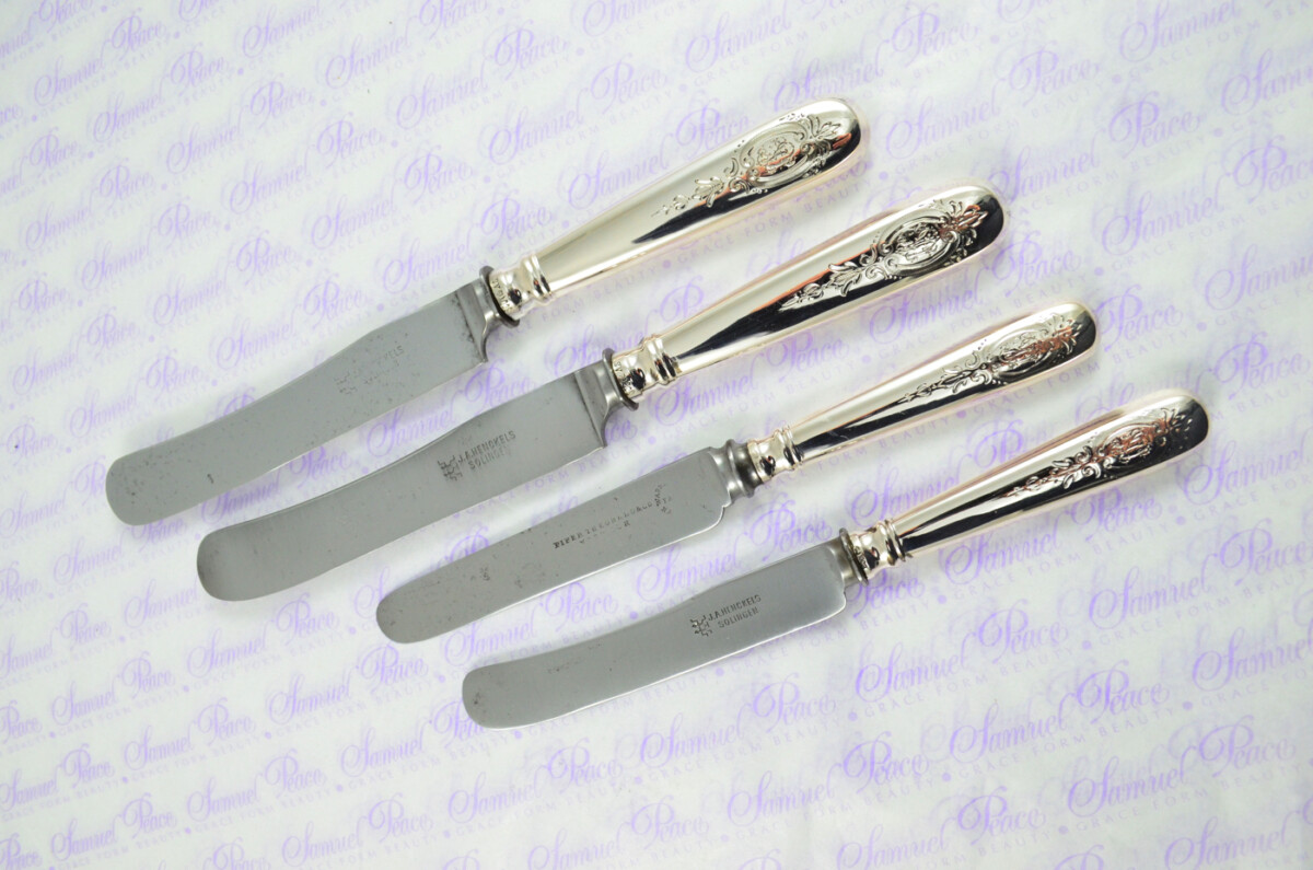 A Collection German Knives Sterling Silver 800 Silver Mark - Image 5