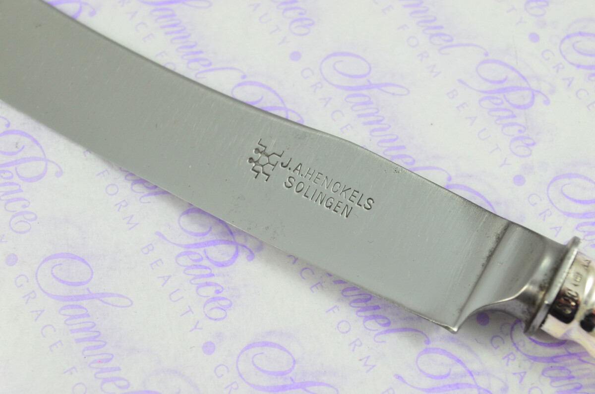A Collection German Knives Sterling Silver 800 Silver Mark - Image 7