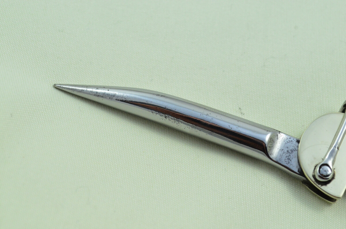 H.M. Slater Sheffield Made 2 Blade Brass Scaled Pen/Pocket Knife Girl Guides - Image 6