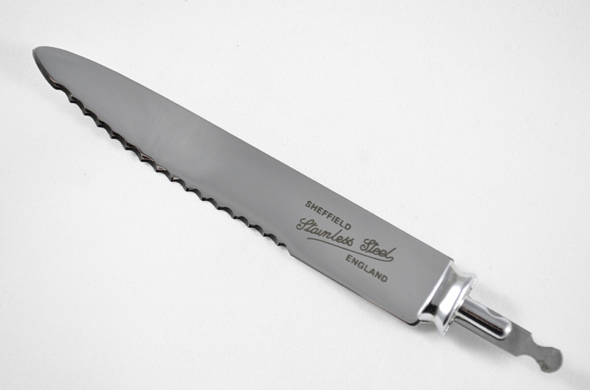 Stamped Sheffield Made Stainless Steel Grapefruit Knife Blade with Bolster