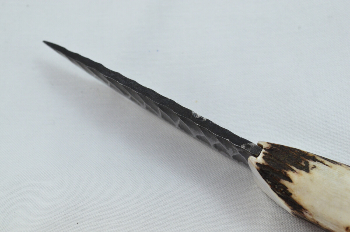 A Fantastic Genuine Hand Forged Carbon Steel Stag Horn Antler Handle Sgian Dubh Sheffield England - Image 6