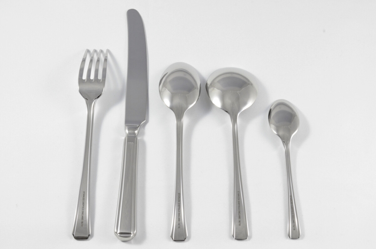 New Harley Pattern 5 Piece place Setting Made in Sheffield England Stainless Steel Cutlery - Image 2