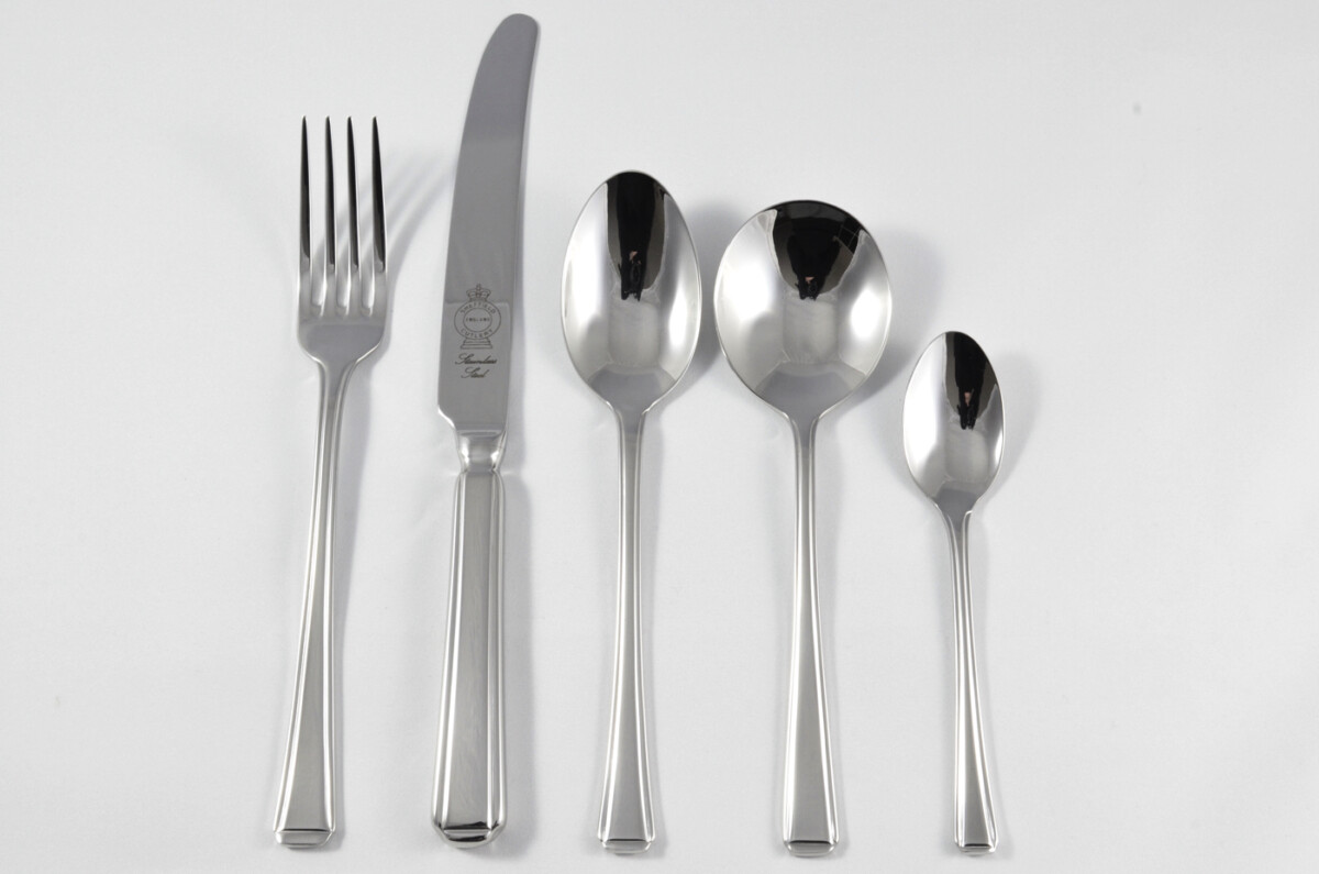 New Harley Pattern 5 Piece place Setting Made in Sheffield England Stainless Steel Cutlery
