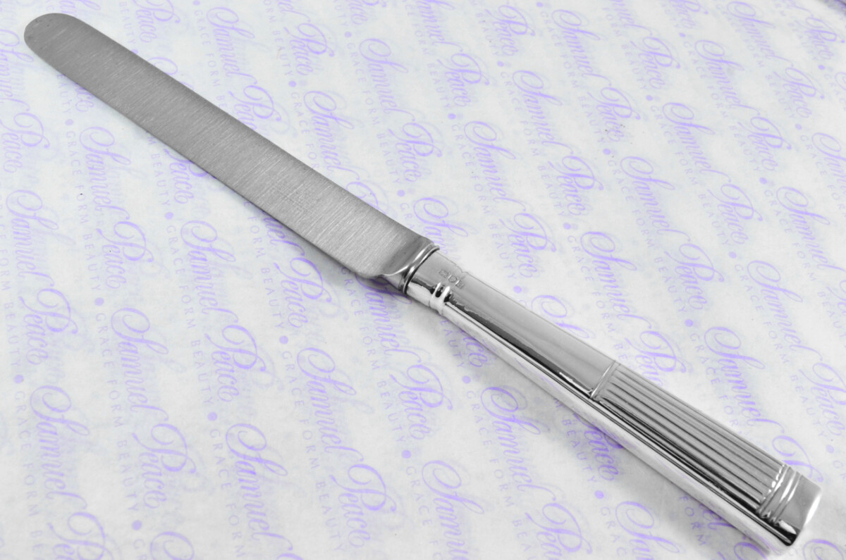 Francis Higgins II London Assayed 12 Dinner Knives Sterling Silver Georgian Pattern 1896 - Image 11