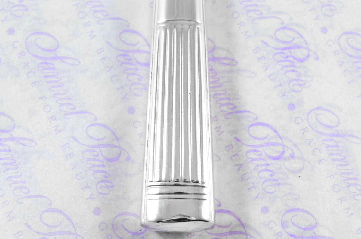 Francis Higgins II London Assayed 12 Dinner Knives Sterling Silver Georgian Pattern 1896 - Image 9