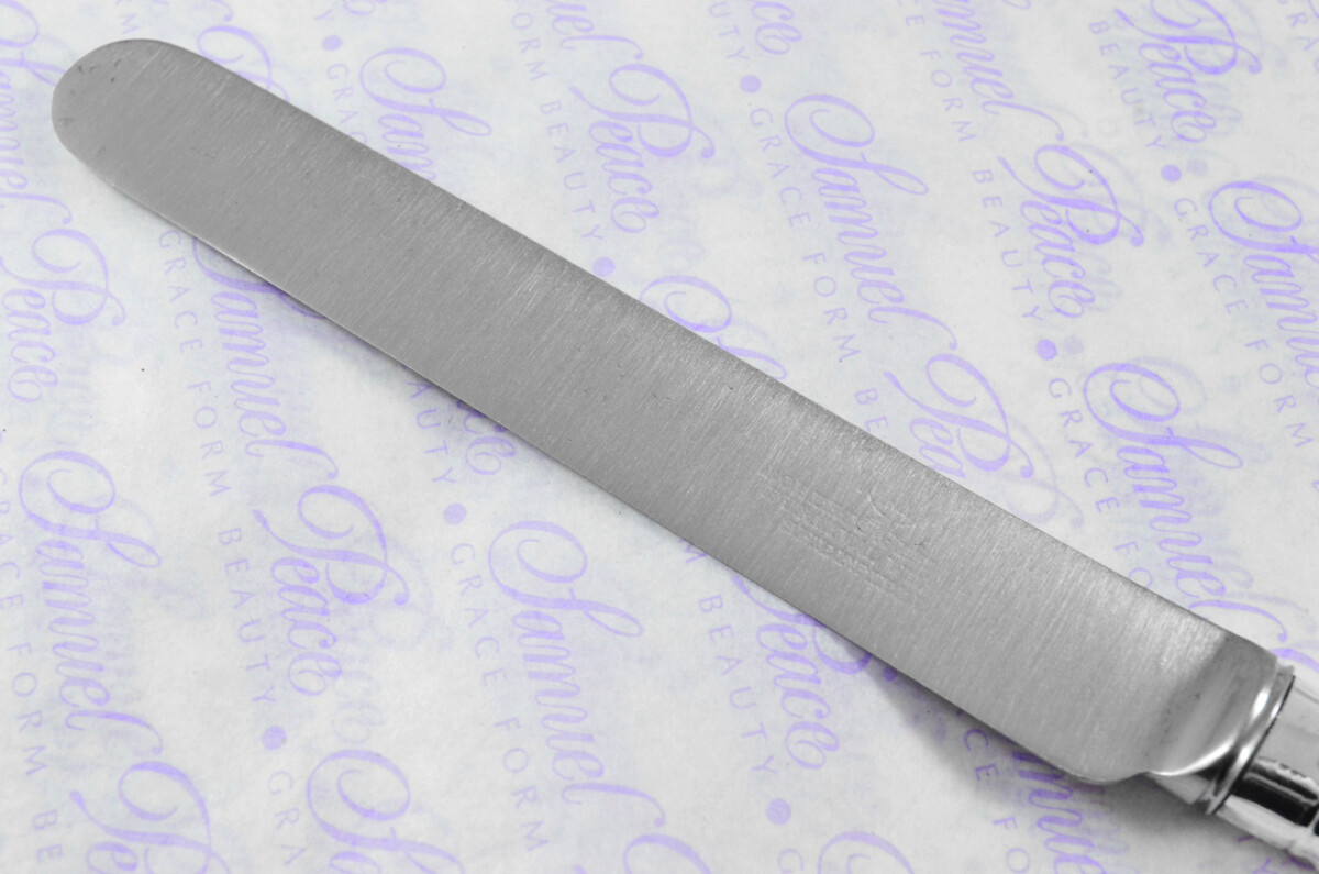 Francis Higgins II London Assayed 12 Dinner Knives Sterling Silver Georgian Pattern 1896 - Image 8