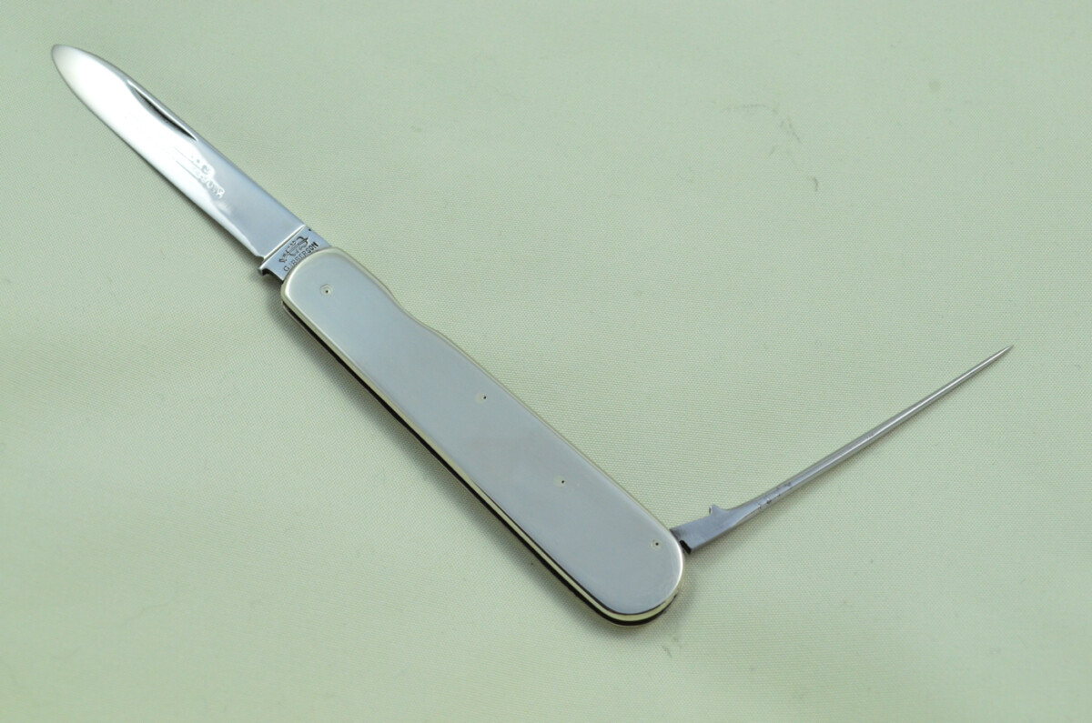 G Ibberson Sheffield Made 2 Blade Brass Scaled Pen/Pocket Knife