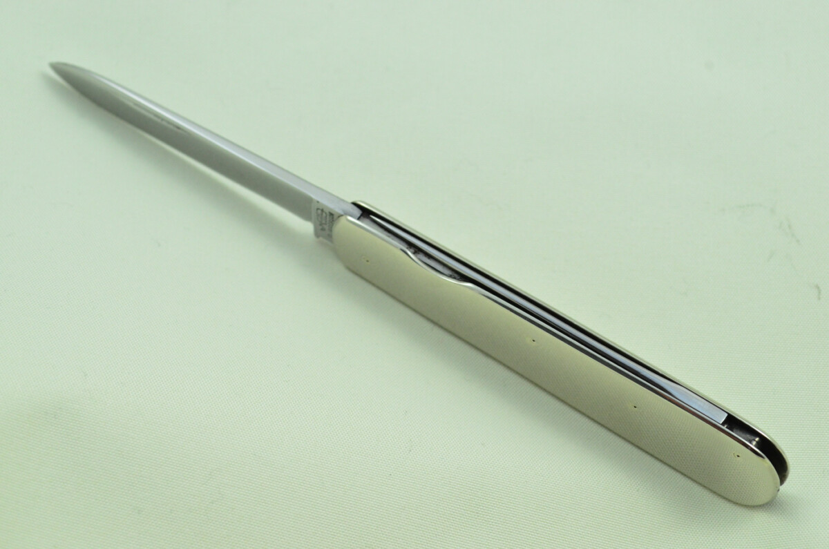 G Ibberson Sheffield Made 2 Blade Brass Scaled Pen/Pocket Knife - Image 7