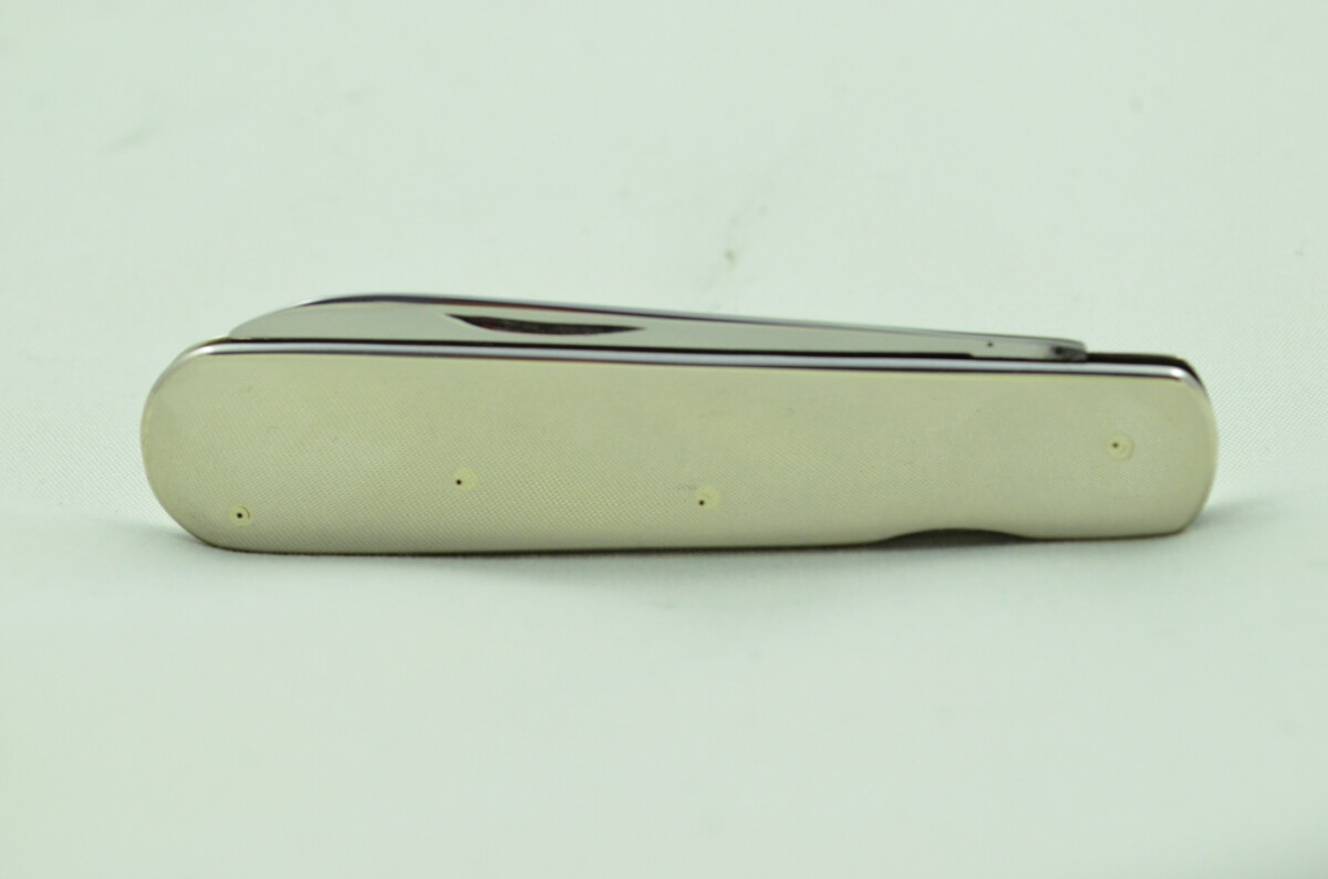 G Ibberson Sheffield Made 2 Blade Brass Scaled Pen/Pocket Knife - Image 8