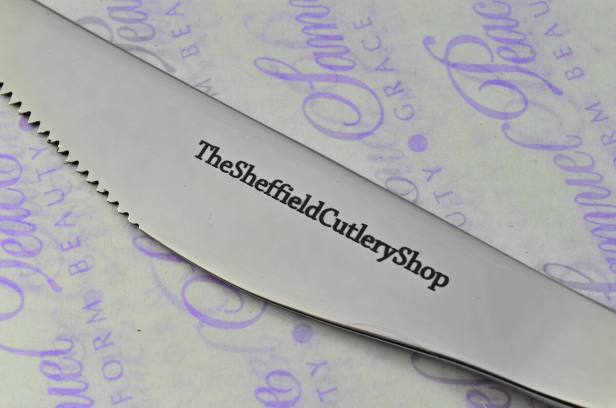 Coarse Serrate Six Genuine Stag/Antler Handle Steak/Bistro/Grill Knife Made Sheffield England Cased - Image 10