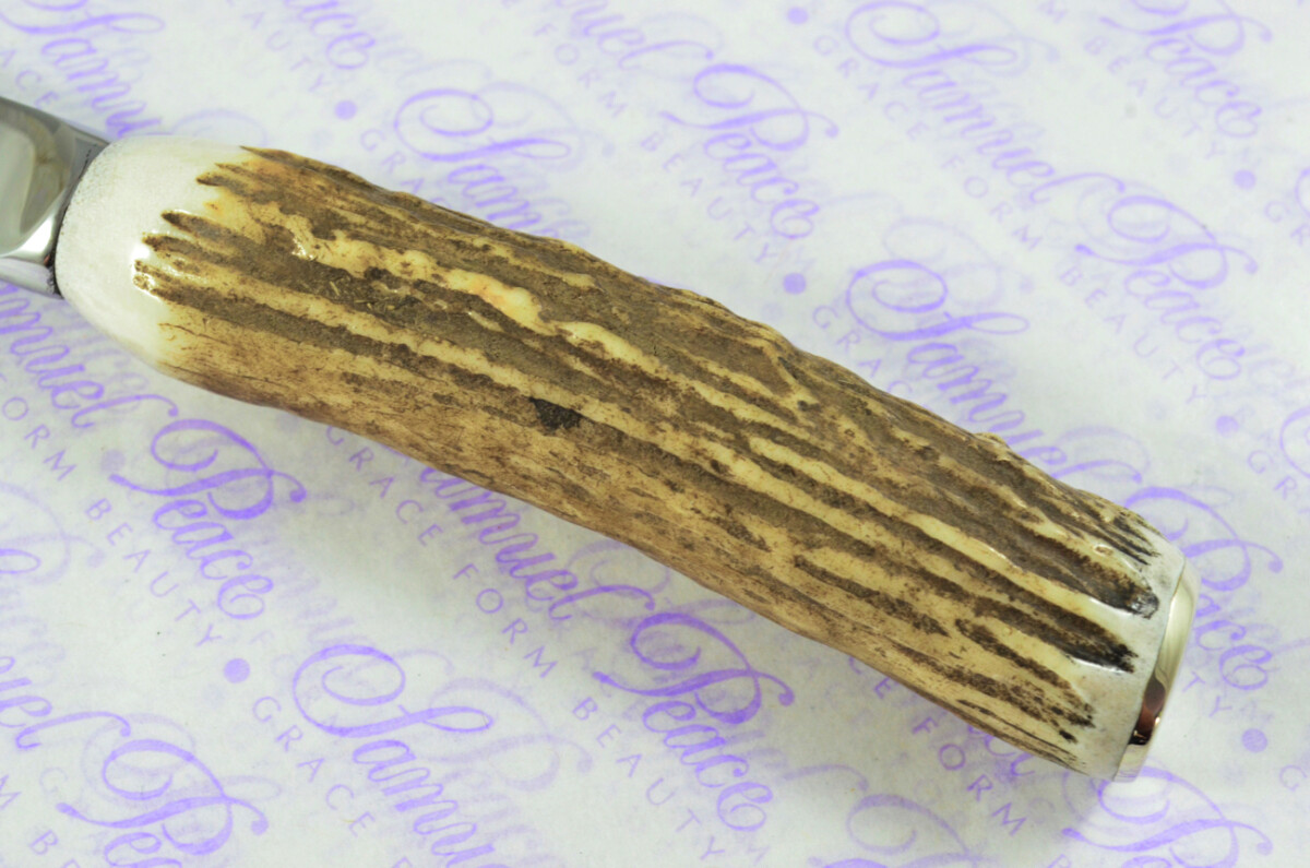 Brand New Six Hump Back Genuine Stag/Antler Handle Steak Knives Made in Sheffield England - Image 4
