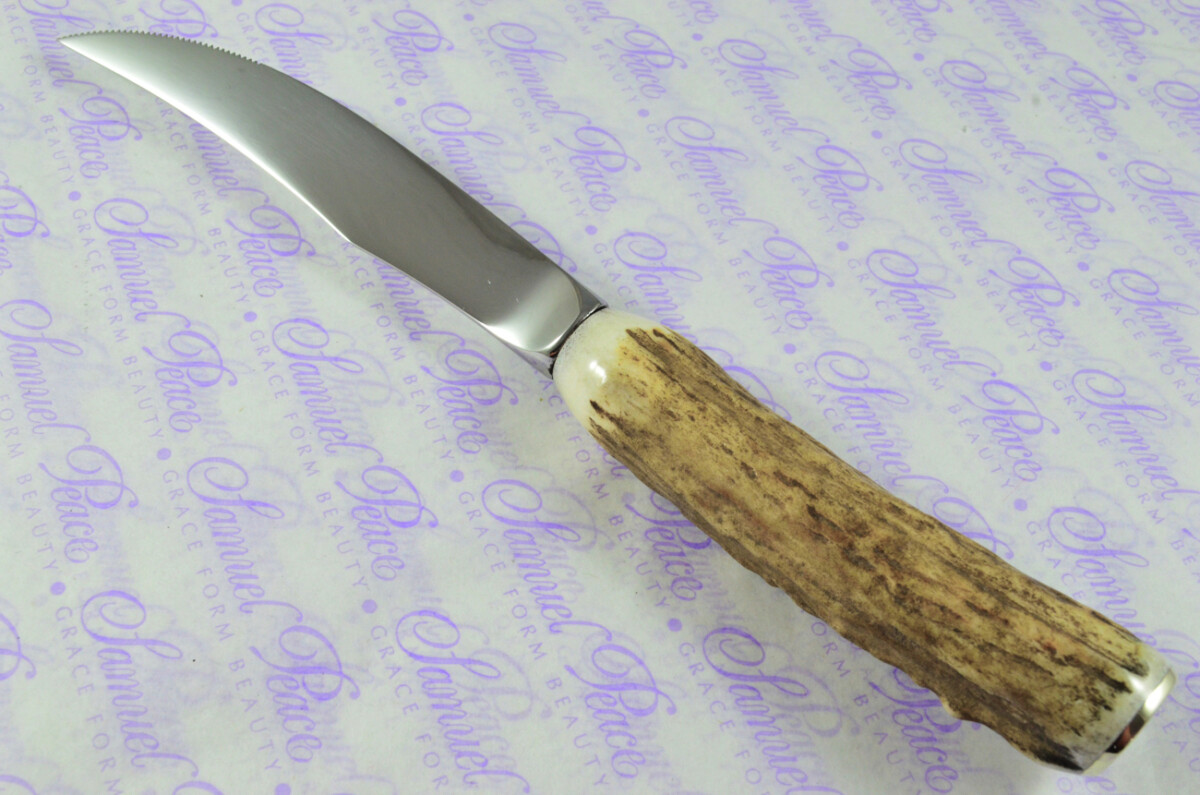 Brand New Six Hump Back Genuine Stag/Antler Handle Steak Knives Made in Sheffield England - Image 8