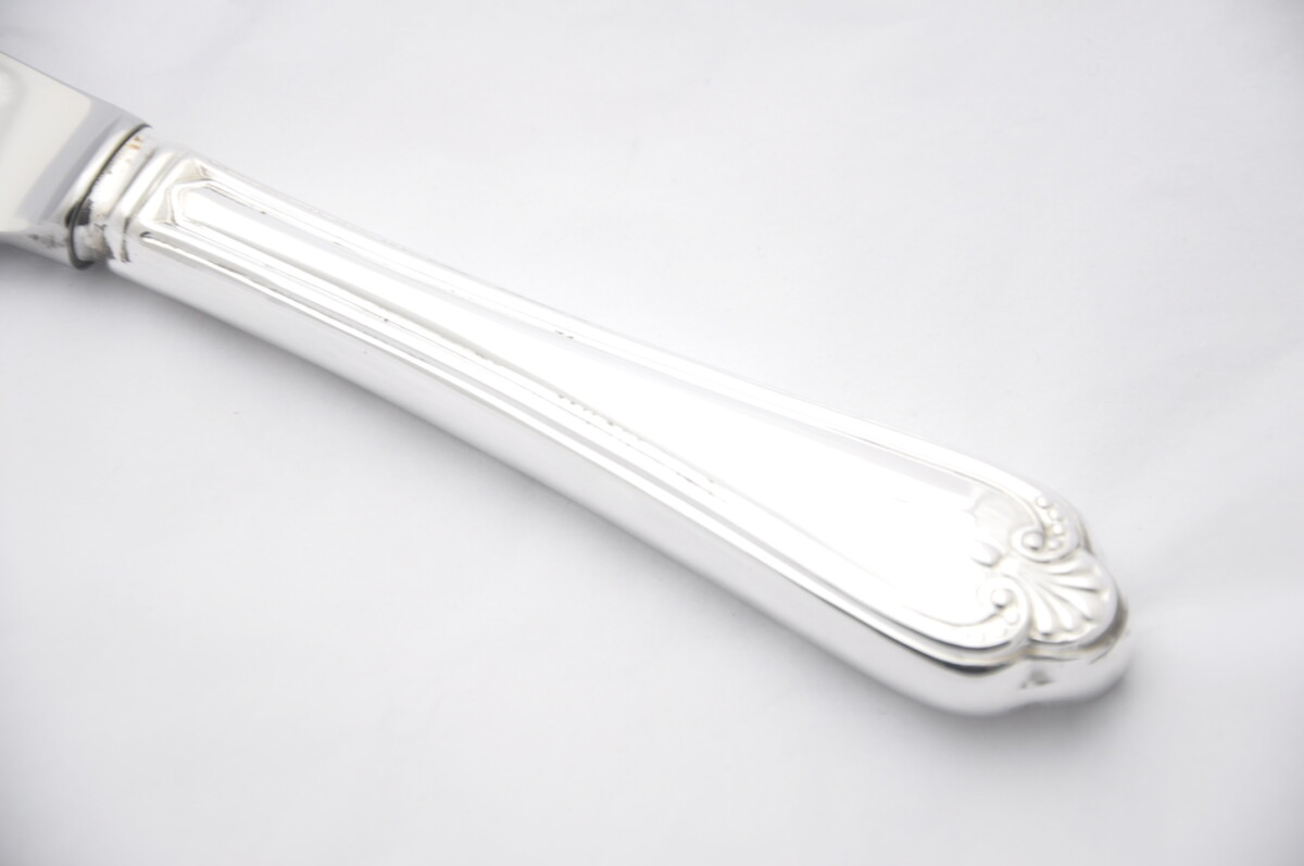 Jesmond Pattern Silver Plated Wedding Cake Knife Gift Boxed - Image 2