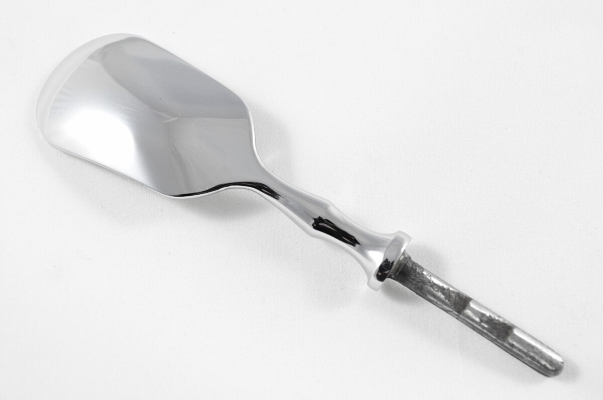 Sheffield Made Stainless Steel Conserve Spoon - Image 3