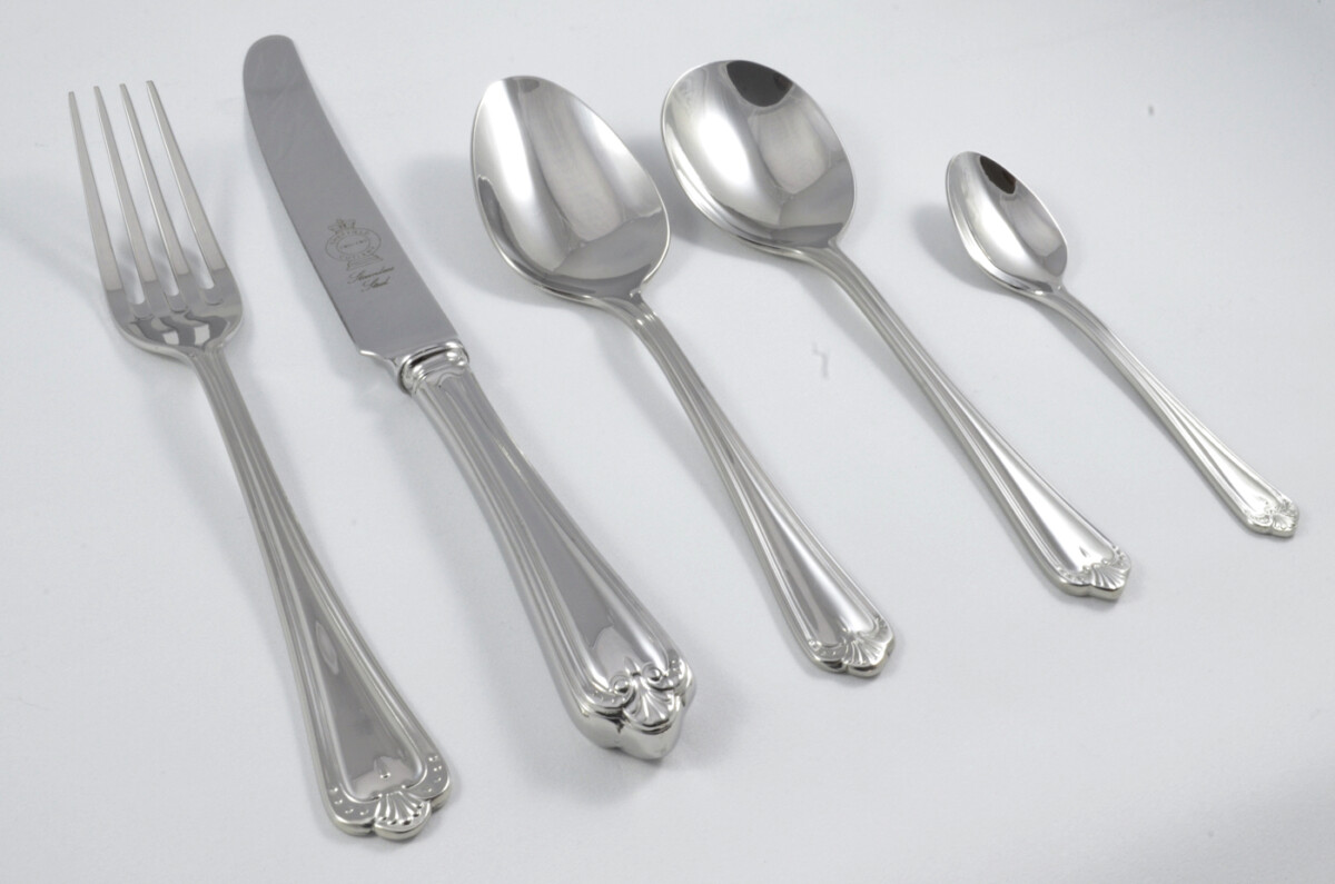 New Jesmond Pattern 5 Piece place Setting Made in Sheffield England Stainless Steel Cutlery - Image 3