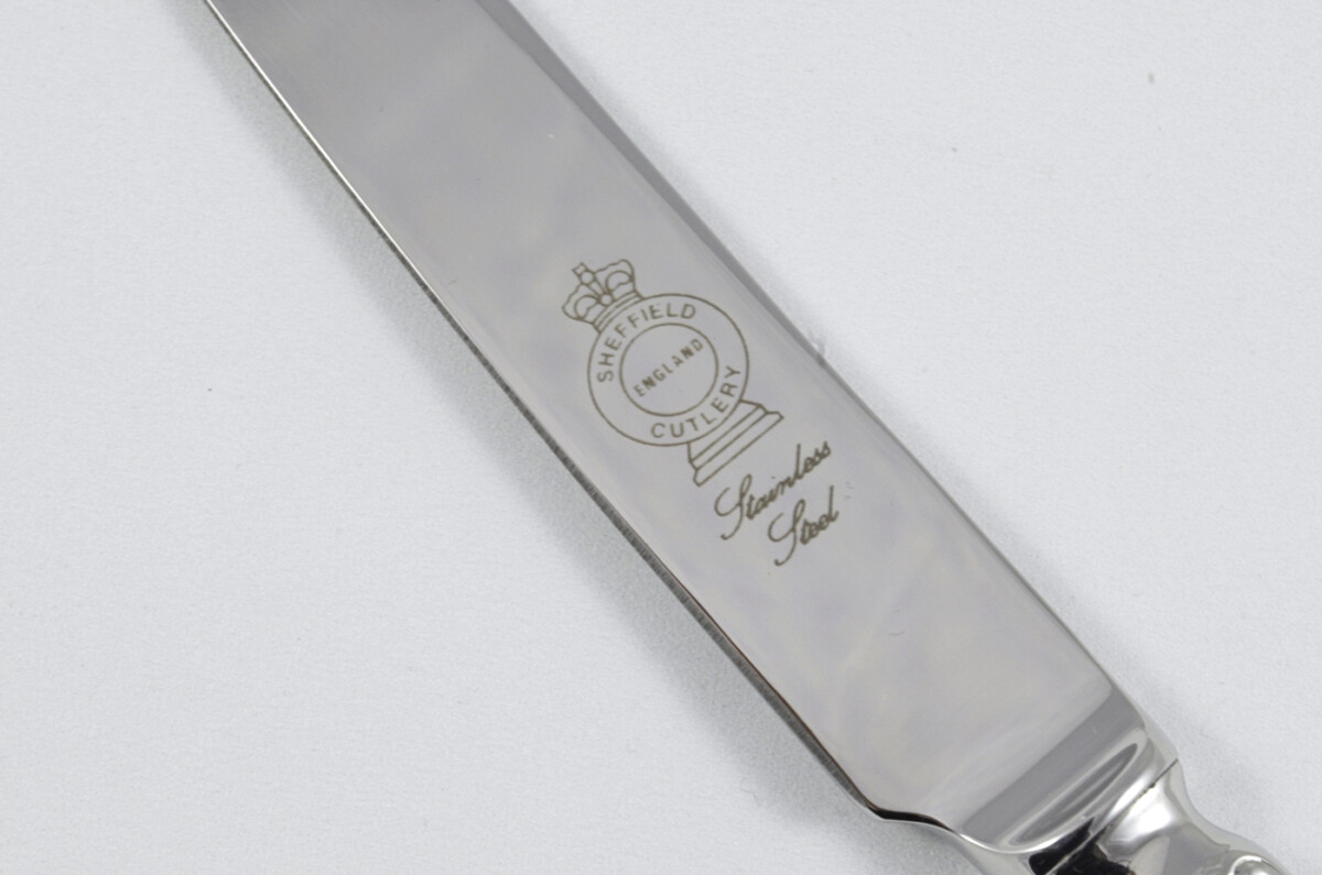 New Jesmond Pattern 5 Piece place Setting Made in Sheffield England Stainless Steel Cutlery - Image 4
