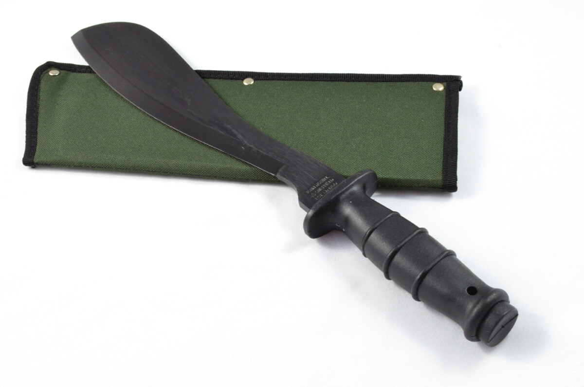 A Brand New Sheffield Made Carbon Steel Jungle Knife M.O.D. Webbed Sheath