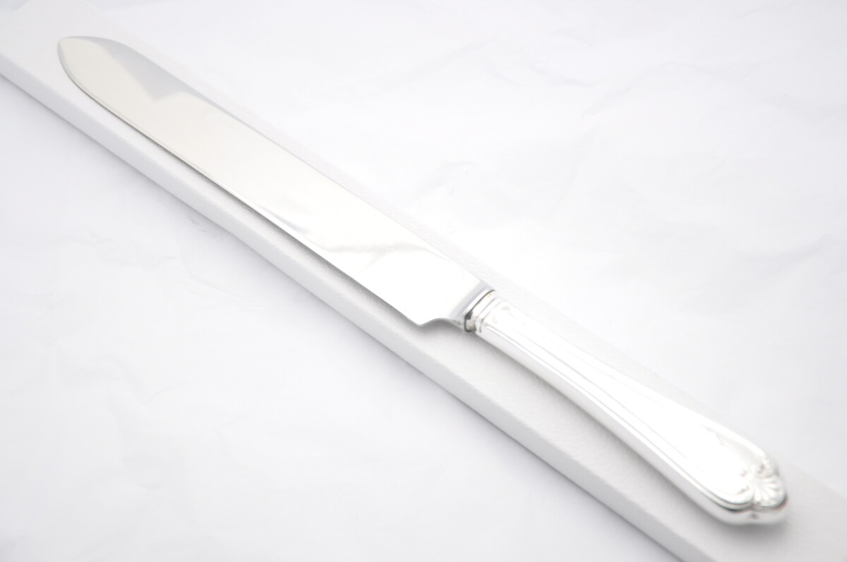 Jesmond Pattern Silver Plated Wedding Cake Knife Gift Boxed