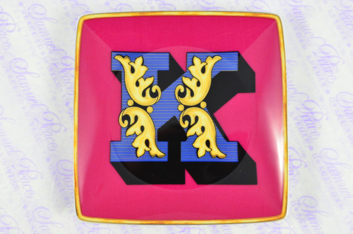 VERSACE ALPHABET K DISH 12CM - Image 6
