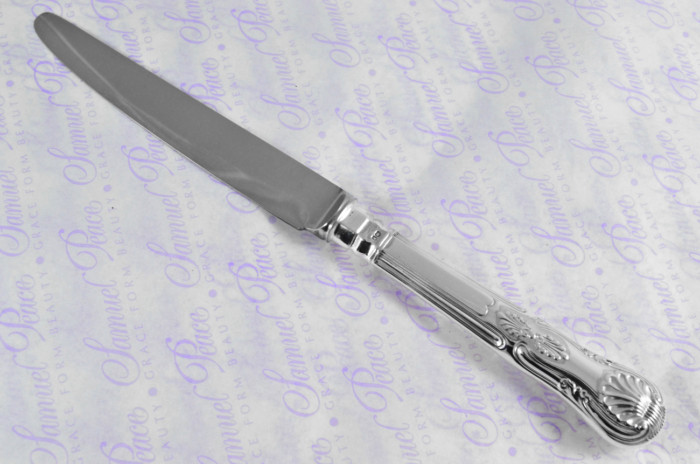 C.J.Vander Sheffield Assayed 12 Dessert Knives Sterling Silver Kings Pattern 1973 - Image 8