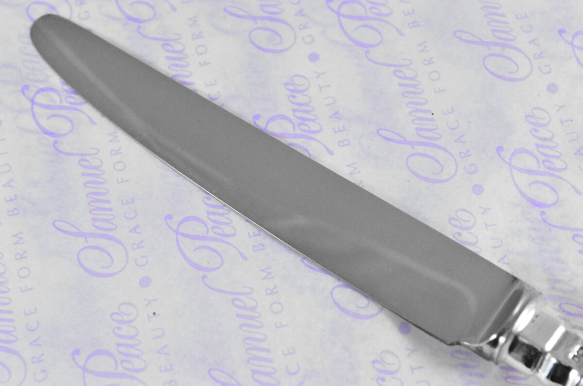C.J.Vander Sheffield Assayed 12 Dessert Knives Sterling Silver Kings Pattern 1973 - Image 10