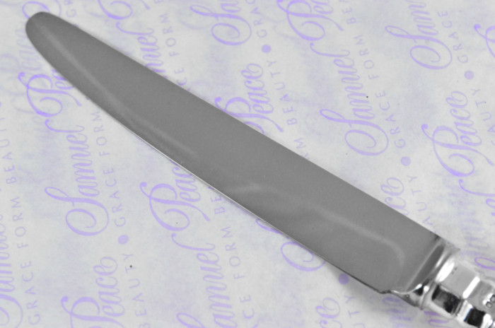 C.J.Vander Sheffield Assayed 12 Dessert Knives Sterling Silver Kings Pattern 1973 - Image 10