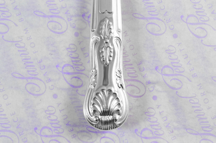 C.J.Vander Sheffield Assayed 12 Dessert Knives Sterling Silver Kings Pattern 1973 - Image 5