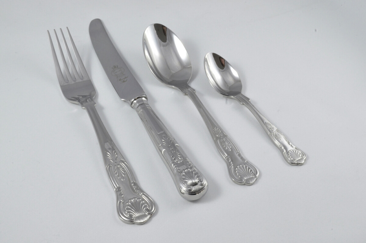 New Kings Pattern 4 Piece place Setting Made in Sheffield England Stainless Steel Cutlery - Image 3