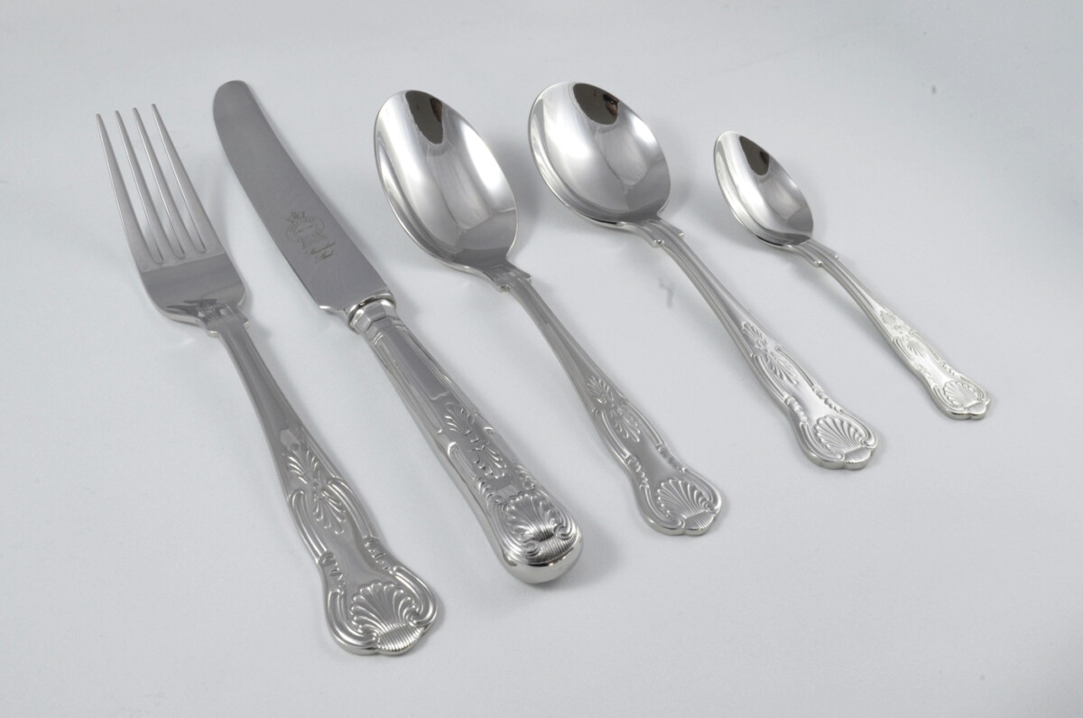 New Kings Pattern 5 Piece place Setting Made in Sheffield England Stainless Steel Cutlery - Image 3