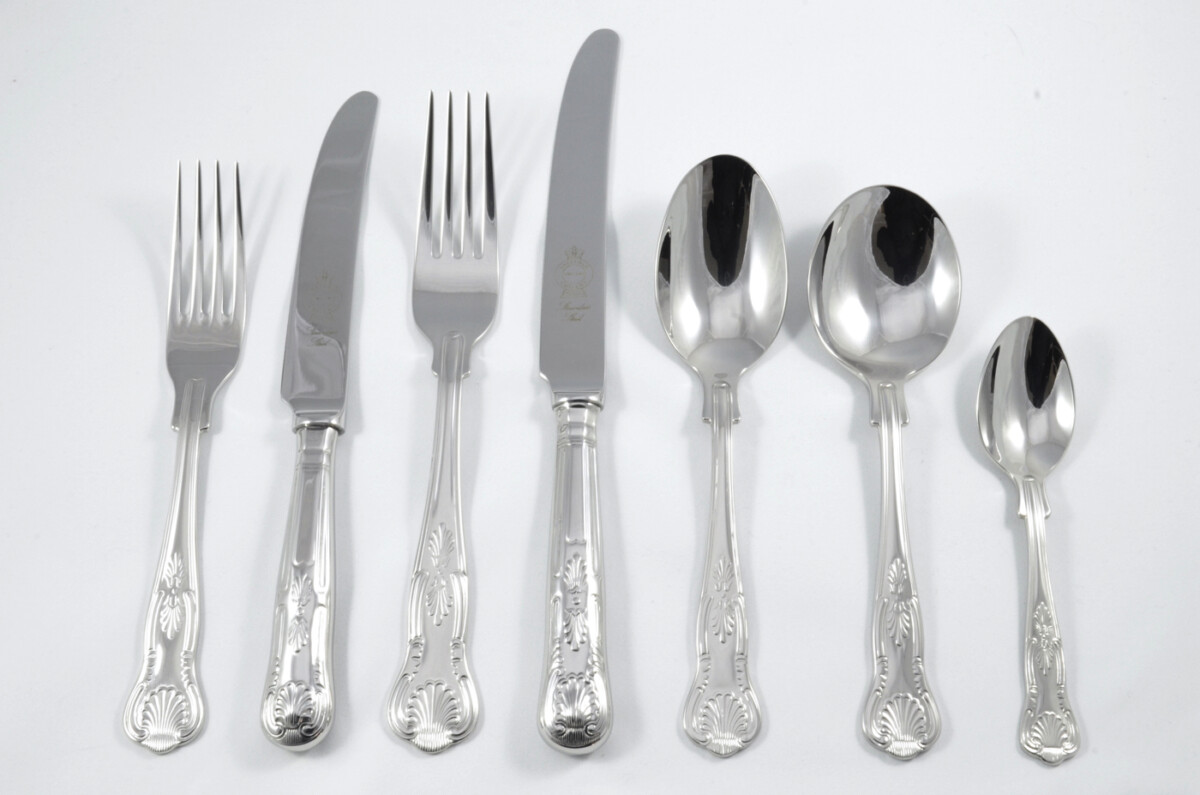 New Kings Pattern 7 Piece place Setting Made in Sheffield England Stainless Steel Cutlery