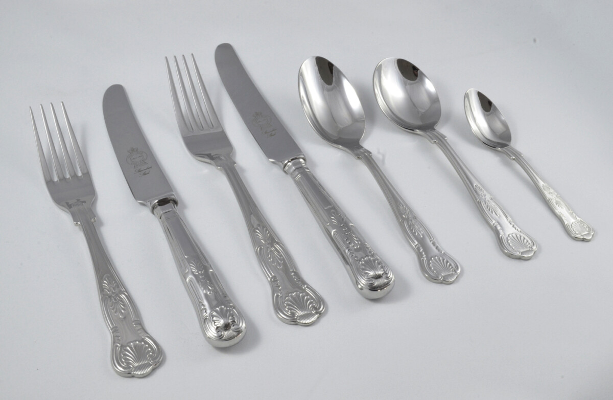 New Kings Pattern 7 Piece place Setting Made in Sheffield England Stainless Steel Cutlery - Image 3