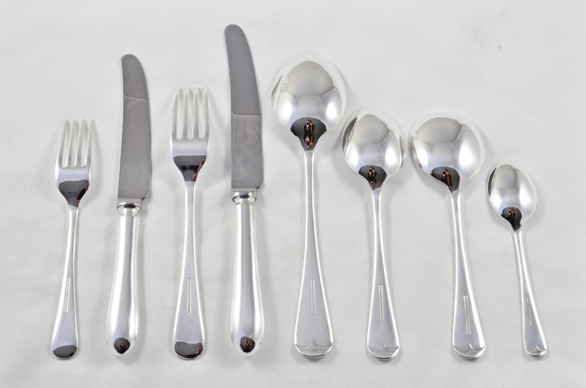 Brand New Old English Pip Pattern Kings of Sheffield Canteen of Cutlery - Silver Plated - 44 Pieces - Image 4