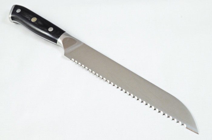 Black Wood Handled Bread Knife 8" - Made In Sheffield High Carbon Stainless Steel Razor Sharp - Image 6