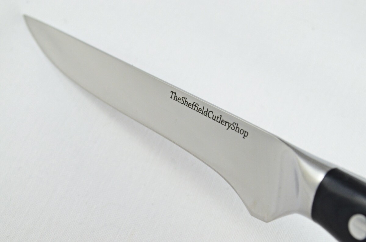 An Ultimate 6-Piece Black-Handled Premium Kitchen Knife Set – Ergonomic Handle, Made in Sheffield - Image 12