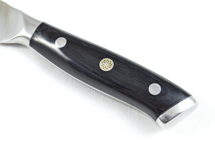 Black Wood Handled Utility Knife 5" - Made In Sheffield High Carbon Stainless Steel Razor Sharp - Image 3