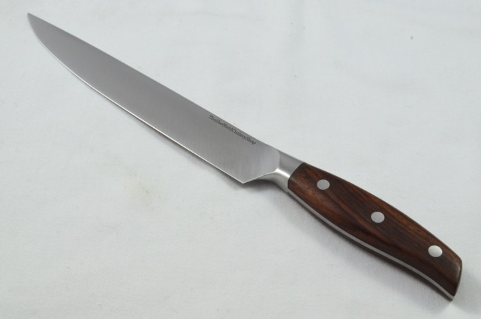 5-Piece Rosewood Kitchen Knife Set – Ergonomic Handle, Brushed Satin Blades, Made in Sheffield - Image 3