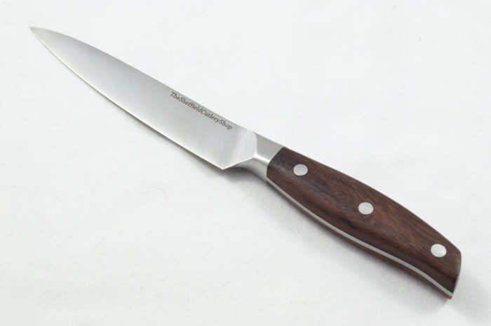 5-Piece Rosewood Kitchen Knife Set – Ergonomic Handle, Brushed Satin Blades, Made in Sheffield - Image 6