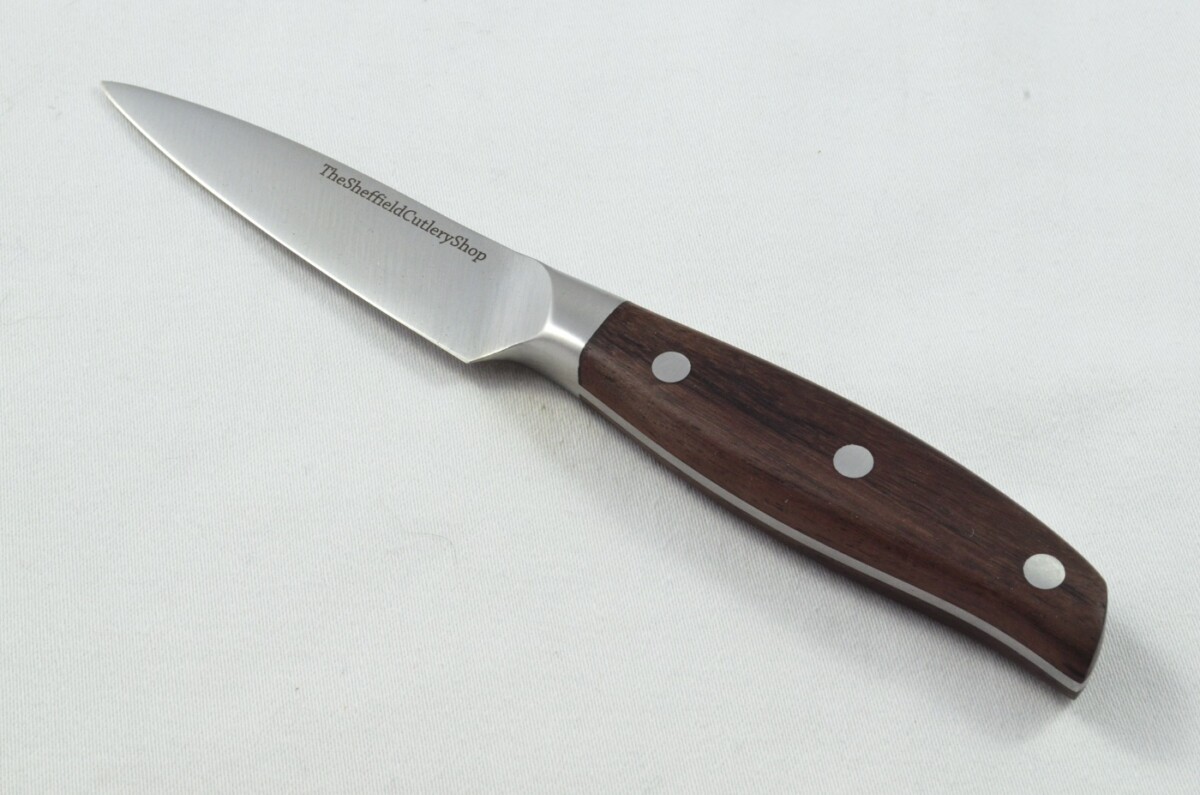 5-Piece Rosewood Kitchen Knife Set – Ergonomic Handle, Brushed Satin Blades, Made in Sheffield - Image 7