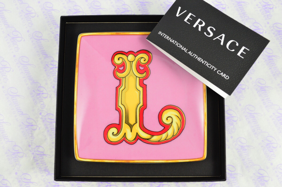 VERSACE ALPHABET L DISH 12CM - Image 8