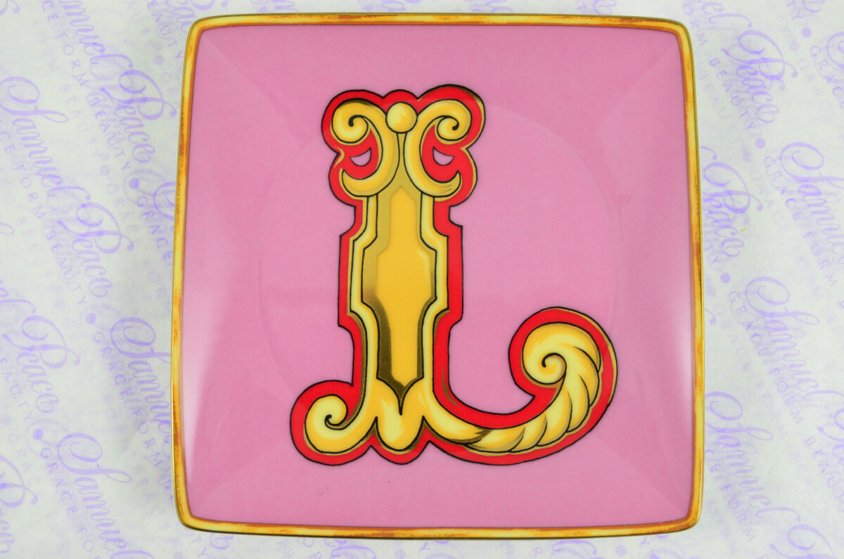 VERSACE ALPHABET L DISH 12CM - Image 2