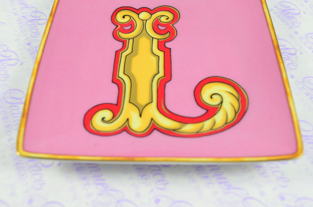 VERSACE ALPHABET L DISH 12CM - Image 3