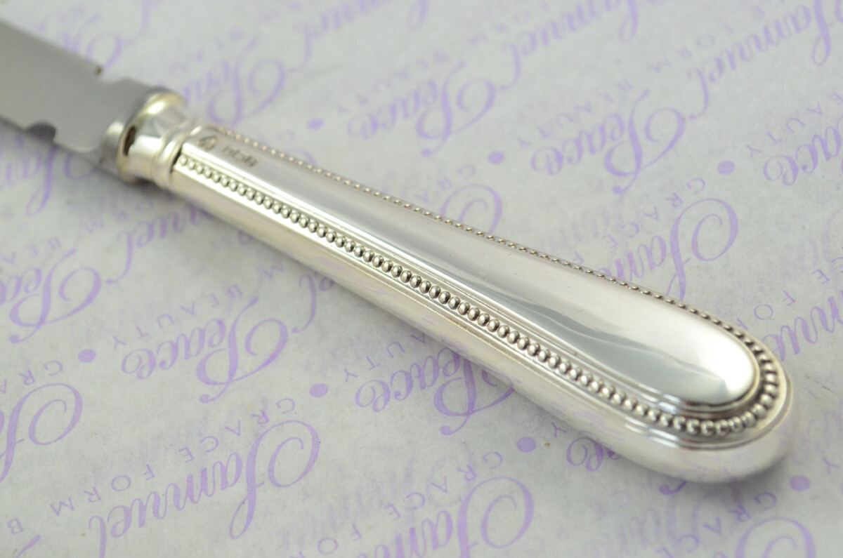A. Haviland-Nye Cased Sheffield Sterling Silver Handled Letter Opener Bead Pattern 1973 - Image 4