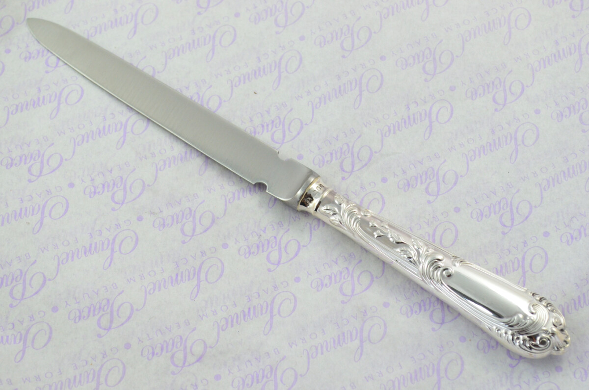 A. Haviland-Nye Cased Sheffield Sterling Silver Handled Letter Opener La Regence Pattern 1982 - Image 2