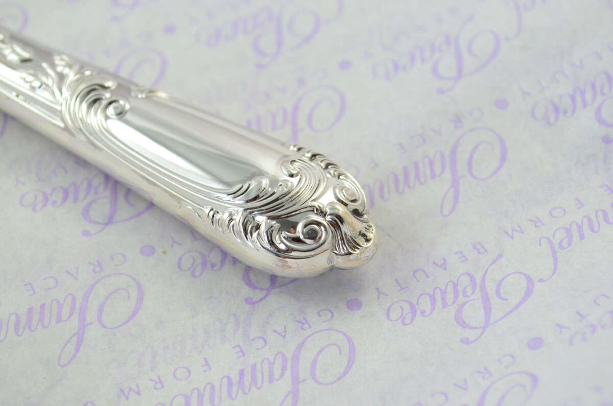A. Haviland-Nye Cased Sheffield Sterling Silver Handled Letter Opener La Regence Pattern 1982 - Image 3