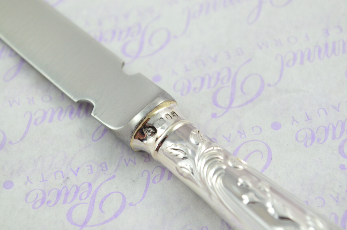 A. Haviland-Nye Cased Sheffield Sterling Silver Handled Letter Opener La Regence Pattern 1982 - Image 5