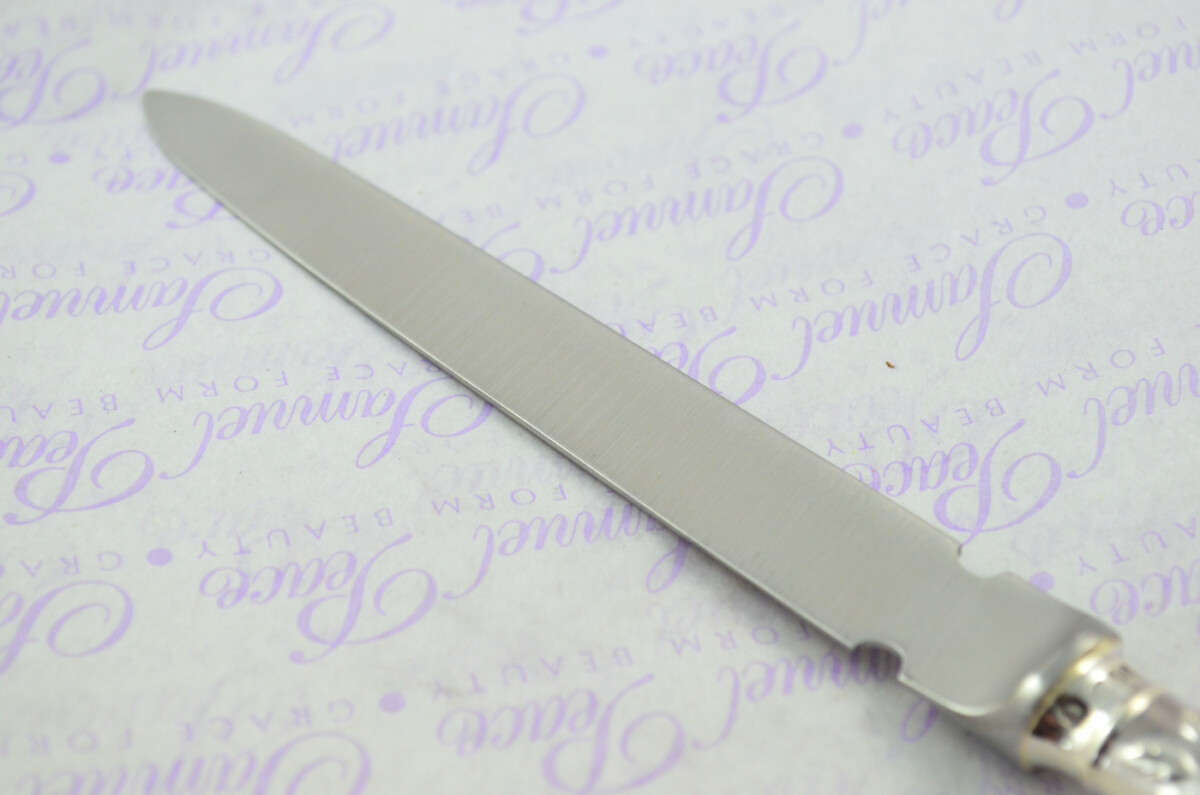 A. Haviland-Nye Cased Sheffield Sterling Silver Handled Letter Opener La Regence Pattern 1982 - Image 6