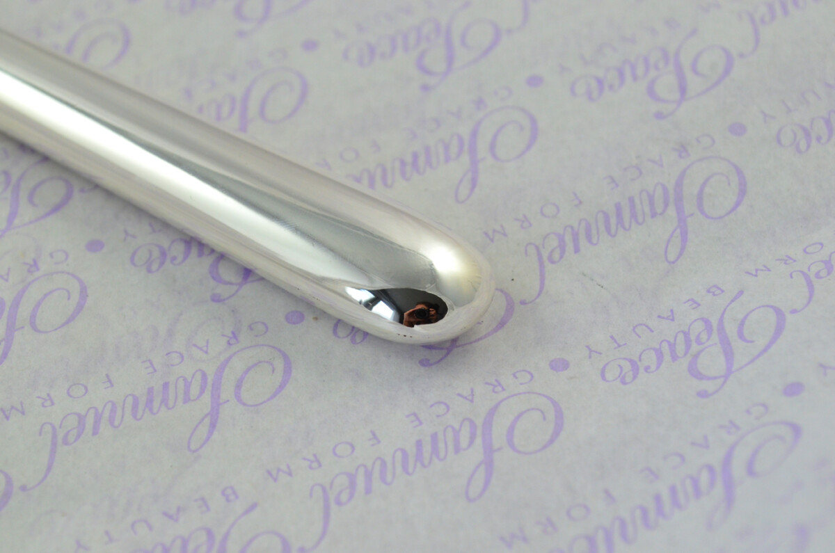 A. Haviland-Nye Cased Sheffield Sterling Silver Handled Letter Opener Candle End Pattern 1972 - Image 3