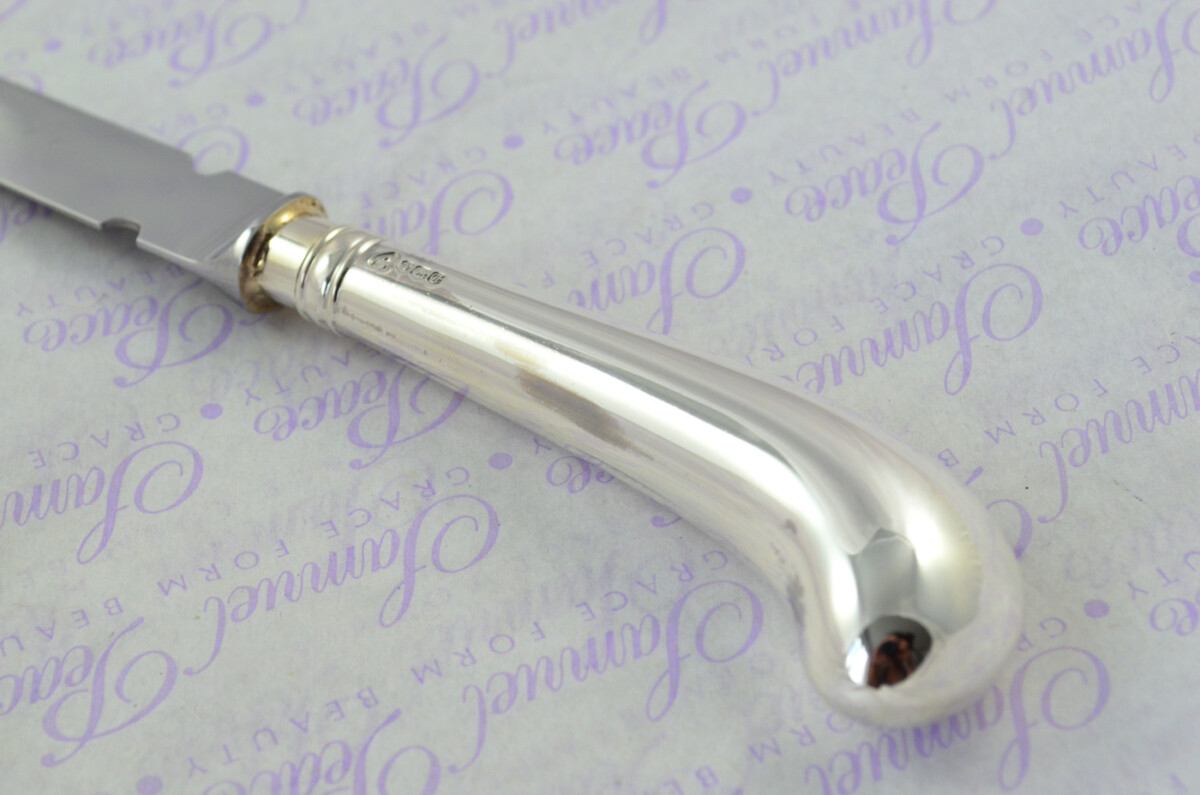A. Haviland-Nye Cased Sheffield Sterling Silver Handled Letter Opener Pistol Pattern 1973 - Image 4